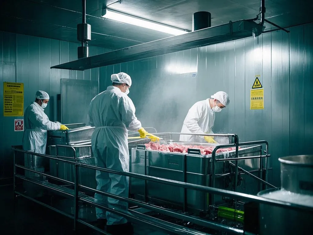 Food-Processing-Plants commercial and industrial washer dishwasher roll-in rack trolly washer